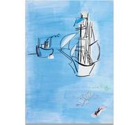 HKAHF AJWUQ Célèbre Raoul Dufy Affiche 《Le Bassin》 Exposition Art Mural Peintre Amusant Peinture sur Toile Impressions Modernes pour la décoration intérieure Image 60x90cmx1 sans Cadre
