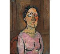 HKAHF AJWUQ Célèbre Raoul Dufy Affiche 《Le Portrait》 Art Mural Peintre Amusant Exposition Peinture sur Toile Impressions Modernes pour Décoration Intérieure Photo 40x60cmx1 sans Cadre