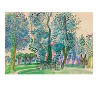 HKAHF AJWUQ célèbre Raoul Dufy Affiches Forest Wall Art Abstrait Peinture sur toile Aquarelle Impressions Pour Salon Décoration Intérieure Photos 90x60cm Sans Cadre