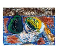 HKAHF AJWUQ Célèbre Raoul Dufy Poster 《 The Japan Times》 Exposition Art Mural Peintre Amusant Peinture sur Toile Impressions Modernes pour la décoration intérieure Photo 70x50cmx1 sans Cadre