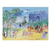 HKAHF AJWUQ Célèbre Raoul Dufy Posters Le Cheval Art Mural Abstrait Peinture sur Toile Aquarelle Impressions pour Salon Décoration Intérieure Photos 20x15cm sans Cadre