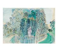 HKAHF AJWUQ Célèbre Raoul Dufy Posters Statue de Bouddha Art mural abstrait Peinture sur toile aquarelle pour salon Décoration d'intérieur Photos 65 x 45 cm Sans cadre