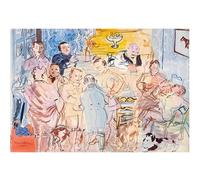 HKAHF AJWUQ Célèbre Raoul Dufy Posters The Hunter's Exhibition Wall Art Fauvisme Toile Peinture Raoul Dufy Impressions pour décoration d'intérieur Photos 50 x 70 cm x 1 sans cadre