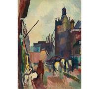 HKAHF AJWUQ Célèbre Raoul Dufy Wall Art《Le Buffle》Affiches Rétrospective Exposition Impression Raoul Dufy Peinture sur Toile pour Salon Décor Photo 40x60cm sans Cadre
