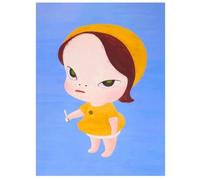 HKAHF AJWUQ Célèbre œuvre Murale de Yoshitomo Nara《Enfant Bizarre》Affiche Yoshitomo Nara Peinture rétro sur Toile pour décoration de Salon 50x70cmx1 sans Cadre