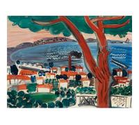 HKAHF AJWUQ Célèbres Affiches de Raoul Dufy L’Art Mural de la Nature Peinture Abstraite sur Toile Aquarelle pour Salon Photos de décoration intérieure 65x45cm sans Cadre