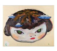 HKAHF AJWUQ Célèbres Affiches Yoshitomo Nara《Personnages Mignons》Impressions d’Art murales Yoshitomo Nara Peinture sur Toile Pop Art Photo pour Décoration Intérieure 20x15cm sans Cadre