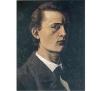 HKAHF AJWUQ Célèbres Edvard Munch Exposition Affiches 《Homme》Art Mural Impressions Abstraites Edvard Munch Peinture sur Toile pour Décoration Intérieure Photo 50x70cmx1 sans Cadre