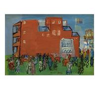 HKAHF AJWUQ Célèbres Raoul Dufy Affiches Paris Ecole Exposition Art Mural Fauvisme Peinture sur Toile Raoul Dufy Impressions pour Décoration Intérieure Photos 50X30cmX1 sans Cadre