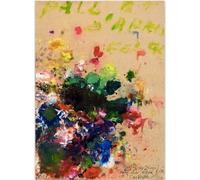 HKAHF AJWUQ Cy Twombly Affiche Cy Twombly Art Mural Couleurs Abstraites Cy Twombly Exposition Impressions sur Toile Cy Twombly Photos pour Décoration Intérieure 15x20cmx1 sans Cadre