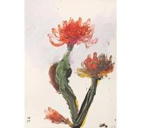 HKAHF AJWUQ Cy Twombly Posters Cy Twombly Wall Art Fleurs Peinture sur Toile Cy Twombly Impressions Abstrait Images pour Salon Décor 30x50cm sans Cadre