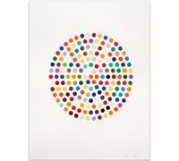 HKAHF AJWUQ Damien Hirst Poster Don’t Let Mr Pickled Shark Ruin Our Town Peinture sur Toile et Art Mural Damien Hirst Prints Retro Deco Picture 40x60cm No Frame