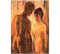 HKAHF AJWUQ Edvard Munch Poster《La Passion》Art Mural Edvard Munch Impressions Barbarie Peinture sur Toile Photo Nordique pour Décor de Salon 15x20cmx1 sans Cadre