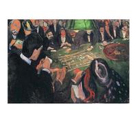 HKAHF AJWUQ Edvard Munch Poster The WikiGames Art mural Edvard Munch Impression sur toile barbarie Peinture nordique pour décoration de salon 90 x 60 cm x 1 sans cadre