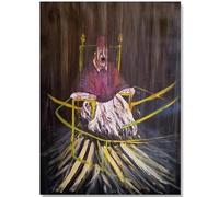HKAHF AJWUQ Francis Bacon Affiche Analyse psychologique Impressions d’Art Mural Francis Bacon Peinture sur Toile Photo Nordique pour décor de Salon 40x50cmx1 sans Cadre