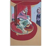 HKAHF AJWUQ Francis Bacon Affiche 《Deux Conversations》Exposition Art Mural Alex Katz Peintures sur Toile Impressions Rétro pour La Décoration De La Chambre Photo 15x20cmx1 sans Cadre
