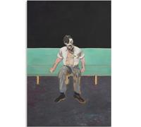 HKAHF AJWUQ Francis Bacon Affiche 《Une Personne》Exposition Art Mural Alex Katz Peintures sur Toile Impressions Rétro pour La Décoration De La Chambre Photo 40x60cmx1 sans Cadre