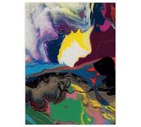HKAHF AJWUQ Gerhard Richter Wall Art Colore Graffiti Tela Pittura Poster Famoso Colore Gerhard Richter Stampe d'arte astratte per la decorazione domestica 30x40cm Senza Cornice