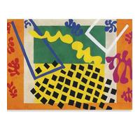 HKAHF AJWUQ Henri Matisse Poster The Cut Outs Art mural Henri Matisse Impression sur toile Barbarie, Image nordique pour décoration de salon 60 x 40 cm x 1 sans cadre
