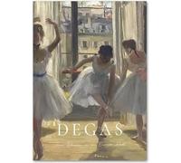 HKAHF AJWUQ Impression sur toile moderne sans cadre Motif danseuse de ballerine Edgar Degas 45 x 65 cm