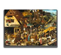 HKAHF AJWUQ Impression sur toile rétro Leonardo Da - Portrait d'un musicien - Sans cadre - 40 x 30 cm