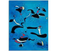 HKAHF AJWUQ Joan Miro Affiches Surréalisme Art Mural Soleil coloré Impressions Joan Miro Peinture sur Toile Joan Miro Photo pour Salon Décor 30x50cm sans Cadre