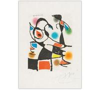 HKAHF AJWUQ Joan Miró Art Mural《Le Marteau sans maître》Affiches Joan Miró Impressions Peinture sur Toile pour Salon Décoration intérieure Photos 20x30cm sans Cadre