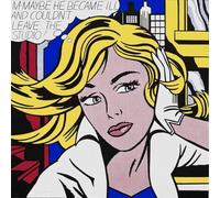 HKAHF AJWUQ Pop Art Girl Wall Art Roy Lichtenstein Affiche Roy Lichtenstein Impressions Exposition Peinture sur Toile pour Salon Décor Photo 30x30cmx1 sans Cadre