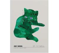 HKAHF AJWUQ Poster célèbre Andy Warhol avec chat nommé Sam Art mural abstrait Andy Warhol Peinture sur toile rétro pour décoration de salon 60 x 80 cm Sans cadre