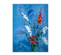 HKAHF AJWUQ Poster Marc Chagall célèbre Marc Chagall - Art mural - Impression sur toile pour salon - 50 x 70 cm - Sans cadre