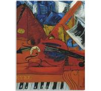 HKAHF AJWUQ Raoul Dufy Affiche Instruments de Musique Art Mural Moderne Peinture sur Toile Raoul Dufy Impressions Raoul Dufy Photos pour La Maison Décoration Murale 20x30cm sans Cadre