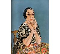 HKAHF AJWUQ Raoul Dufy Art Mural Affiches abstraites Portrait de Femme Peinture sur Toile Raoul Dufy Impressions Nordic Home Salon Décor Photo 30x40cmx1 sans Cadre