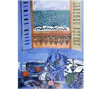 HKAHF AJWUQ Raoul Dufy Exposition Affiches Abstrait Art Mural Raoul Dufy Peinture sur Toile Extérieur la fenêtre Impressions Maison Salon Décor Photo 30x40cm sans Cadre