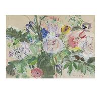 HKAHF AJWUQ Raoul Dufy Exposition Affiches Abstrait Art Mural Raoul Dufy Peinture sur Toile Fleurs Impressions Nordic Home Salon Décor Photo 30x40cmx1 sans Cadre