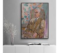 HKAHF AJWUQ Raoul Dufy Exposition Art Mural Affiches abstraites Portrait Peinture sur Toile Raoul Dufy Tirages Nordic Home Salon Décor Photo 40x50cmx1 sans Cadre