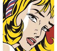 HKAHF AJWUQ Roy Lichtenstein Affiche Pop Art Fille Art Mural Roy Lichtenstein Impressions Exposition Peinture sur Toile pour Salon Décor Photo 15x15cmx1 sans Cadre