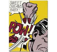 HKAHF AJWUQ Roy Lichtenstein Poster 《Sweet Dreams Baby》Art Mural Roy Lichtenstein Peintures sur Toile Impressions rétro pour la décoration de la Chambre Image 50x70cmx1 sans Cadre