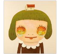 HKAHF AJWUQ Yoshitomo Nara Poster¤ Enfant Triste!!Art Mur Imprimé Ange Yoshitomo Nara Toile de Chanvre Cadre Pop Art Pour Home Decor 70x50cm Sans cadre