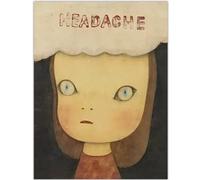 HKAHF AJWUQ Yoshitomo Nara Posters《The Headache》Art mural Yoshitomo Nara Impressions Yoshitomo Nara Toile Peinture Pop Art pour décoration d'intérieur 20 x 30 cm Sans cadre