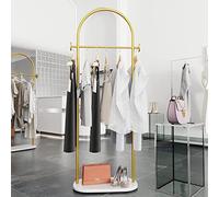HKaikzo Portant à vêtements moderne autoportant pour suspendre des vêtements robuste avec base en marbre, pour chambre à coucher, salle de bain, salon, boutiques, 60 cm de large