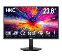 HKC 24 Pouces Écran Gaming IPS 144Hz Full HD,1080p,5ms GTG,VESA, Noir | 99 % sRGB, Low Blue Light Eye Care, inclinaison -5~15°, ports HDMI 1.4 pour gaming, console et bureau.