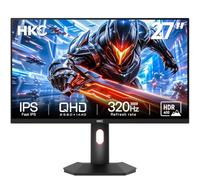 HKC 27 Pouces Gaming Moniteur 320Hz Fast IPS QHD 2560x1440p 1ms HDR400 | 95% DCI-P3 , Adaptive Sync, Lumière bleue HW, Stand ergonomique, VESA 100x100, 2x HDMI 2.1, 1x DP 1.4 G27H4P