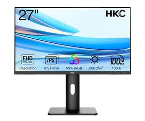 HKC B2742A Moniteur de bureau IPS 27 pouces UHD 60 Hz 95 % DCI-P3 10 bits Faible lumière bleue Affichage à économie d'énergie