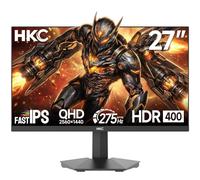 HKC Écran Gaming QHD 27 Pouces 260Hz / 275Hz(UP to), Fast IPS, Temps de Réponse 1 ms, HDR400, 95% DCI-P3, Adaptive Sync, 2× HDMI 2.0, DisplayPort 1.4, VESA 100×100, Technologie Eye-Care