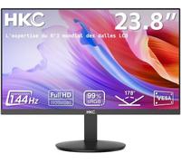 HKC Écran PC V2418S 23,8'' FHD 144 Hz Dalle IPS 5 ms Noir