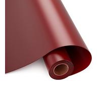 HKC Rouleau Vinyle Adhésif Rouge Mat 30.5cm x 400cm | pour Cricut, Film auto-Adhésif pour Silhouette Camée, Vinilo Adhesivo Permanente pour Mug DIY, Fenêtre, Céramique, Plastique