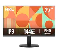 HKC V2718S 27 Pouces Écran PC Gamer, Full HD 1920×1080 IPS, 144Hz, 5ms, Adaptive-Sync, 99% sRGB, Angle 178°, HDMI/VGA, VESA 100×100, inclinable. Idéal pour Le Gaming, Le Bureau et Le Home Office