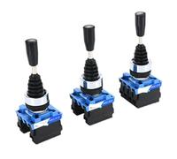 HKC614 612 622 624 22mm Joystick Switch Momentary Monolever Cross Rocker Master Switch 2/4-Way Self-reset Self-lock 2NO 4NO NWPNLXEA(HKC-624 Self reset)