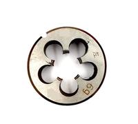 HKEJSJWA Matrice Ronde Gauche à Filetage métrique HSS M15 M16 M17, Matrices de Filetage de vis(M16X1.25L Left)