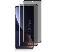 Hkess 2 Pièces Verre Trempé Anti Espion avec Xiaomi 12 Pro - Anti Spy Film de Protection Dureté 9H, Privacy Film Protection Écran, 3D Vitre Protecteur Filtre Confidentialité